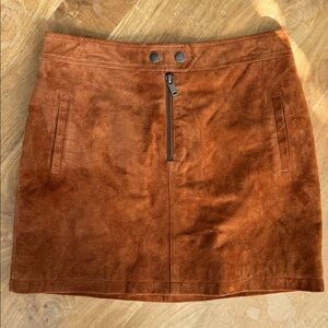 Free People BLANKNYC Leather Mini Skirt Size 26